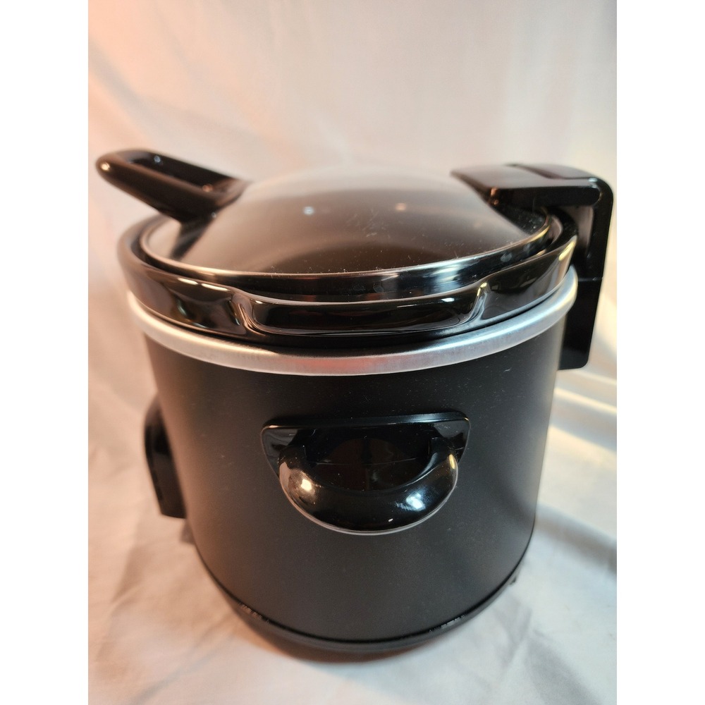 Crock-Pot The Original Slow Cooker Black Programmable Oval Hinged Lid 4-10 Hr - Picture 7 of 9